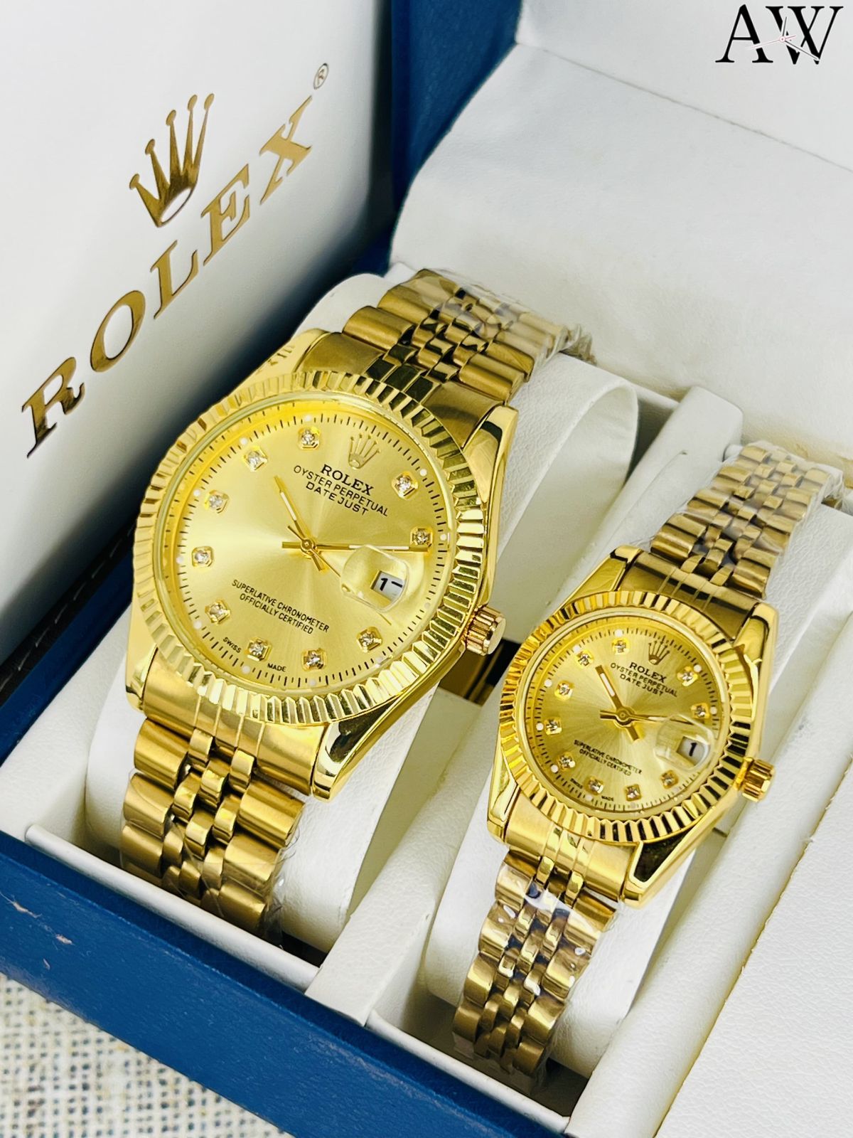 Luxury Watch – Date Adjust | Jubilee Chain | Multiple Colours | Fine Quality